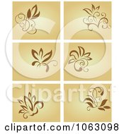 Clipart Flourishes Digital Collage 1 Royalty Free Vector Illustration