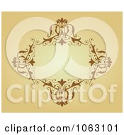 Clipart Vintage Ornate Frame 84 Royalty Free Vector Illustration