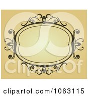 Clipart Vintage Ornate Frame 42 Royalty Free Vector Illustration