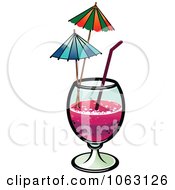 Poster, Art Print Of Pink Cocktail