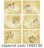 Clipart Flourishes Digital Collage 5 Royalty Free Vector Illustration