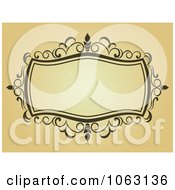 Clipart Ornate Vintage Frame 3 Royalty Free Vector Clip Art Illustration