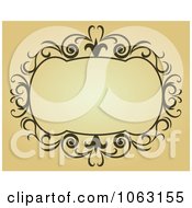 Clipart Vintage Ornate Frame 44 Royalty Free Vector Illustration