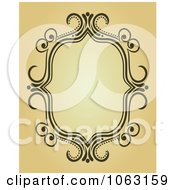 Clipart Vintage Ornate Frame 17 Royalty Free Vector Illustration