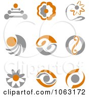 Clipart Abstract Design Element Logos Digital Collage 15 Royalty Free Vector Illustration