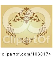 Clipart Vintage Ornate Frame 82 Royalty Free Vector Illustration