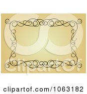 Clipart Vintage Ornate Frame 70 Royalty Free Vector Illustration