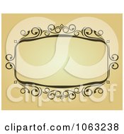 Clipart Vintage Ornate Frame 32 Royalty Free Vector Illustration