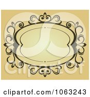 Clipart Vintage Ornate Frame 52 Royalty Free Vector Illustration