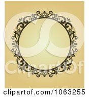 Clipart Ornate Vintage Frame 2 Royalty Free Vector Clip Art Illustration