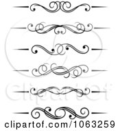 Clipart Black And White Rules Digital Collage 1 Royalty Free Vector Illustration