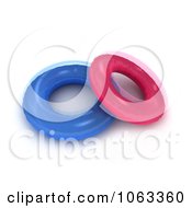 Clipart 3d Inner Tubes Royalty Free CGI Illustration