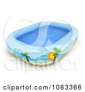 Poster, Art Print Of 3d Inflatable Kiddie Pool
