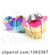 Poster, Art Print Of 3d Gift Boxes