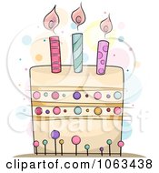 Poster, Art Print Of Polka Dot Birthday Cake