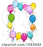 Poster, Art Print Of Birthday Balloon Frame