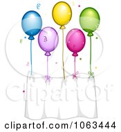 Poster, Art Print Of Birthday Balloon Banner