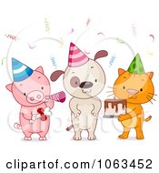 Poster, Art Print Of Birthday Party Animals