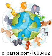 Poster, Art Print Of Animals Around The Earth