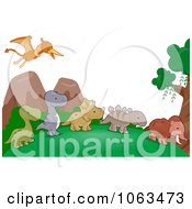 Poster, Art Print Of Dinosaur Background