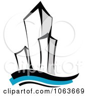 Clipart Highrise Logo 2 Royalty Free Vector Illustration