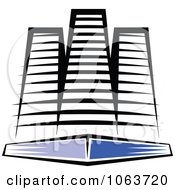 Clipart Highrise Logo 8 Royalty Free Vector Illustration