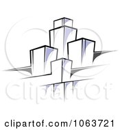 Clipart Highrise Logo 9 Royalty Free Vector Illustration