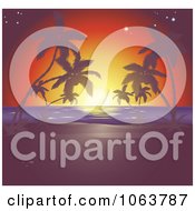 Poster, Art Print Of Sunset Tropical Horizonation