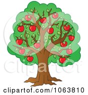 Poster, Art Print Of Red Apple Tree