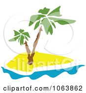 Poster, Art Print Of Palm Tree Logo 5