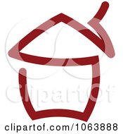 Clipart Maroon House 1 Royalty Free Vector Illustration