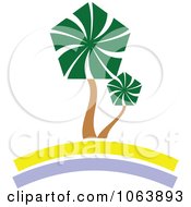 Poster, Art Print Of Palm Tree Logo 1