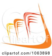 Clipart Colorful Skyscraper Logo 4 Royalty Free Vector Illustration