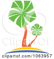 Poster, Art Print Of Palm Tree Logo 3