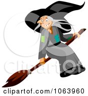 Poster, Art Print Of Witch On A Broomstick