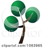 Clipart Tree Logo 4 Royalty Free Vector Illustration