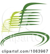 Clipart Green Skyscraper Logo 1 Royalty Free Vector Illustration