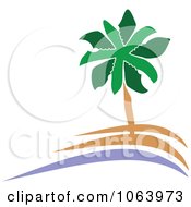 Poster, Art Print Of Palm Tree Logo 6