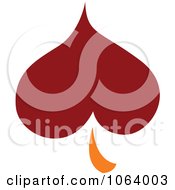 Clipart Leaf Logo Royalty Free Vector Illustration