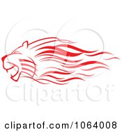 Poster, Art Print Of Red Lion Attacking