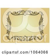 Clipart Ornate Vintage Frame 14 Royalty Free Vector Clip Art Illustration