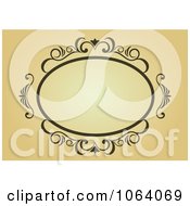 Clipart Ornate Vintage Frame 8 Royalty Free Vector Clip Art Illustration