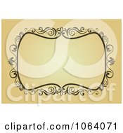 Clipart Ornate Vintage Frame 13 Royalty Free Vector Clip Art Illustration