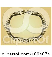 Clipart Ornate Vintage Frame 6 Royalty Free Vector Clip Art Illustration
