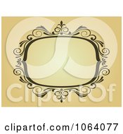 Clipart Ornate Vintage Frame 11 Royalty Free Vector Clip Art Illustration