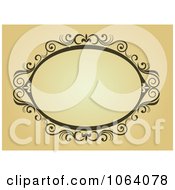 Clipart Ornate Vintage Frame 19 Royalty Free Vector Clip Art Illustration