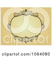 Clipart Ornate Vintage Frame 21 Royalty Free Vector Clip Art Illustration