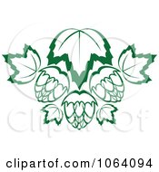 Poster, Art Print Of Green Floral Design 2