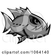 Gray Piranha Fish
