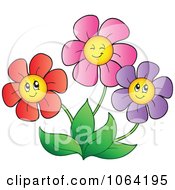 Poster, Art Print Of Happy Colorful Daisy Flowers 5